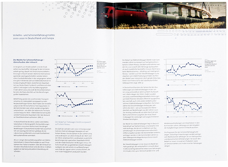 Broschüre Eco Rail Innovation (ERI) - Booth Design Unit, Grafikdesign aus Berlin