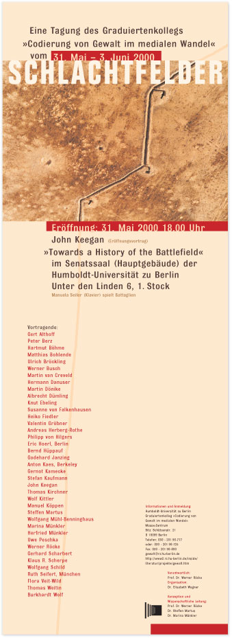 Flyer der Humboldt Universität zu Berlin - Booth Design Unit, Grafikdesign aus Berlin