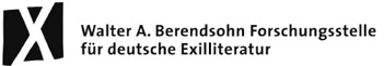 Grafikdesign-Berlin-Booth-Design-Unit-Logo Walter A. Berendsohn Forschungsstelle für deutsche Exilliteratur - Booth Design Unit, Grafikdesign und Logogestaltung aus Berlin